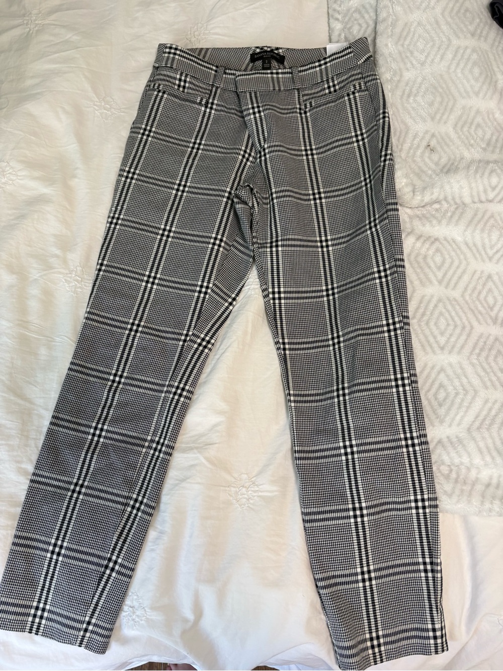 ❗️MASSIVE SALE❗️ Banana Republic Black and White Plaid Sloan Pants
